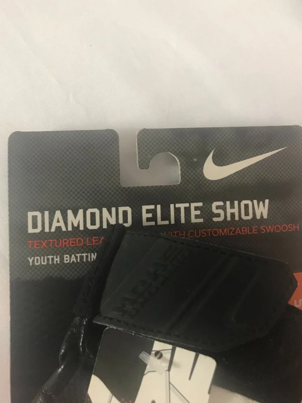 Nike ELITE YOUTH Batting Gloves Activewear Athletic Sport Cut Leather Grip